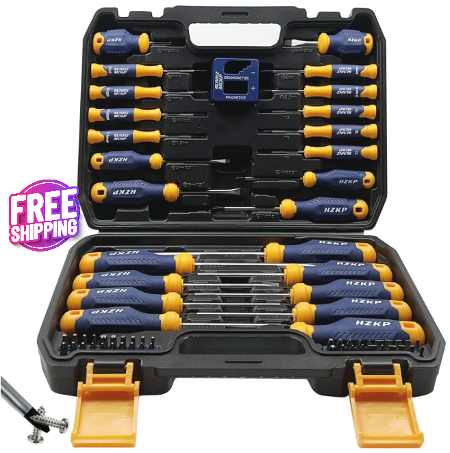 Set De Destornilladores Kit Conjunto Juego Herramientas Desarmadores, 66 Pcs NEW