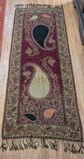 Vintage Large Floral Pashmina Wrap / Shawl / Cover or Wall Decor
