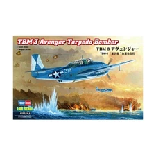Hobby Boss Model Kit TBM-3 Avenger Torpedo Bomber SW (New)