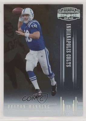 2005 Donruss Gridiron Gear Silver 85/250 Peyton Manning #76 HOF 08rj