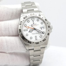 Rolex 216570 Explorer II with White Dial