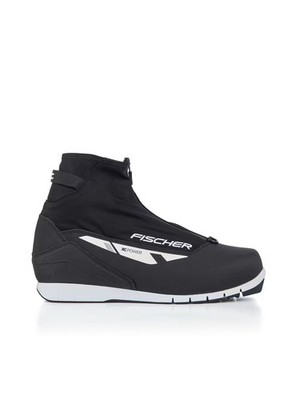 Fischer XC Power Men's Cross Country Ski Boots, Black/White, M41 MY26