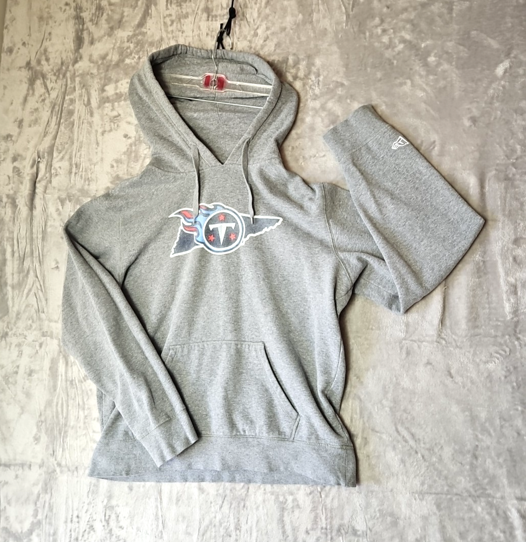 Hoodie Mens L Tennessee Titans  Gray Vintage NFL Team Apparel