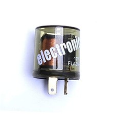 2-Pin Electric Flasher Relay, 12V Heavy Duty 2 Pin Compatible Automobile