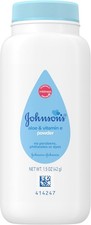 Johnson's Baby Cornstarch Baby Powder with Aloe and Vitamin E for Delicate Skin,
