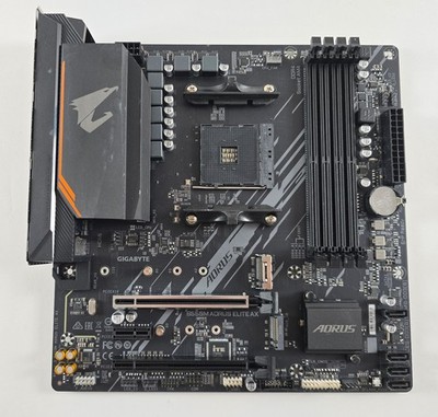 Gigabyte B550M Aorus Elite AX micro ATX Mainboard Sockel AM4 M.2 USB3.2 #MB4