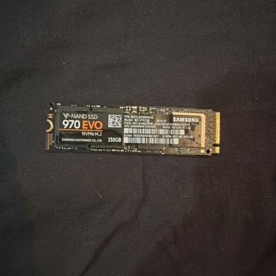 Samsung M.2 2280 970 EVO 250GB PCIe Gen 3.0 x4, NVMe 1.3 SSD MZ-V7E250
