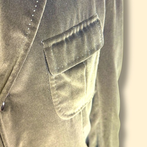 Kiton Grüner Samt Blazer mit Kaschmir IT 54L - Bild 7 von 12