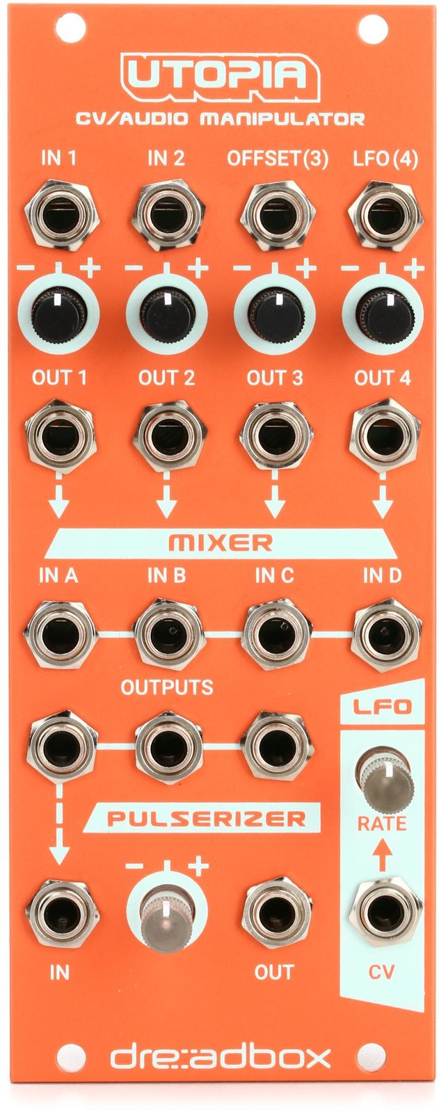 Dreadbox Utopia CV-Аудиоманипулятор с модулем Euorack