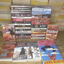 Lot Of 40 Compton Terry Johnstone Edson Paperback Books Novels Western Adventure