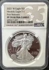 2021-W T-1 Proof American Silver Eagle PF70 First Releases
