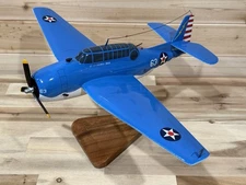 Hand Crafted Mahogany Wood TBF Avenger 18” Table Top Model NEW Damaged