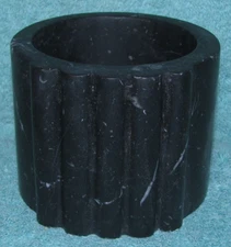 Labrazel Ribbed Pillar Candle Holder by Michael Berman Italy 3 1/8 inch