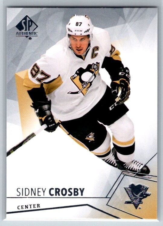 2015-16 Upper Deck SP Authentic Sidney Crosby #87 Pittsburgh Penguins