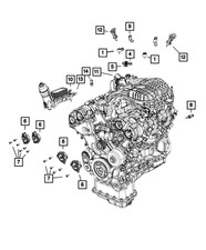 Genuine Mopar Crankshaft Position Sensor 05149167AF