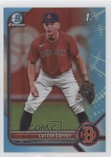 2022 Bowman Draft Chrome Sky Blue Refractor Cutter Coffey #BDC-200 0j8f