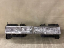 1999 GMC C3500 Headlights Set of 2 Eagle Eyes Aftermarket LH and RH