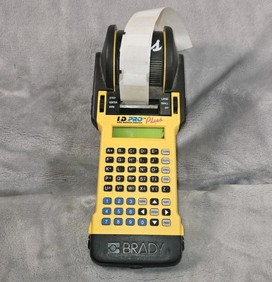 Brady ID PRO Plus Handheld Label Printer   Untested No Power Adapter