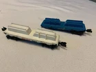 1983 Hot Wheels Railroad train Cars Lot of 2 SOO Line Conrail Blue White Vintage