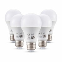 5X GlüH-Birne Led Leuchtmittel E27 Warmweiß 9W Energiespar-Lampen 230V