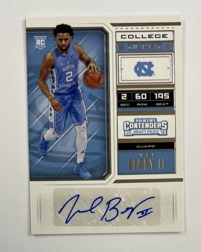 2018 Panini Contenders #104 Joel Berry II College Ticket Auto  CKP