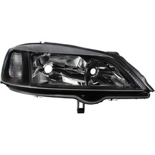 Scheinwerfer links rechts schwarz für Opel Astra G Bj. 98-09  H7 HB3 elektr. LWR