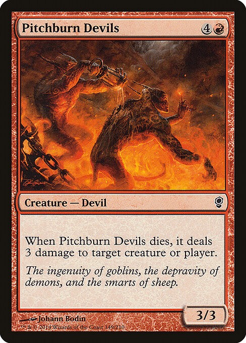 Pitchburn Devils NonFoil Conspiracy 149 NM MTG