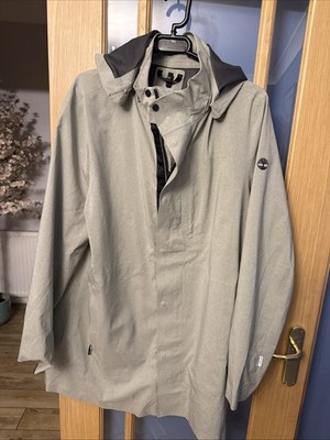 Timberland Herren Größe XL wasserdicht Dryvent hellgrau leicht