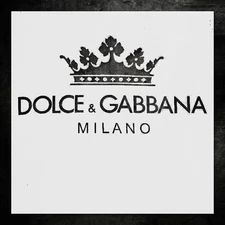 Stencil Dolce Gabbana Logo - Mylar, Fashion, Inspired Decor - StencilAir