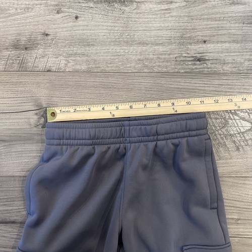 Under Armour Fleece Cargo Pants Tapered Youth Small Grey - Picture 3 of 12