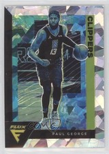 2020-21 Panini Flux Fanatics Factory Set Cracked Ice Prizm Paul George #74 7l6