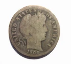 1906-S BARBER DIME 10C COIN SAN FRANCISCO MINT BETTER DATE GOOD DETAILS
