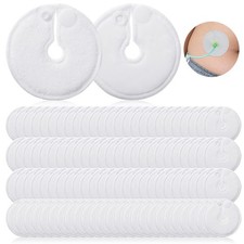 100 Pieces G Tube Pads G Tube Button Covers Peg Feeding Supplies Feeding Pads...