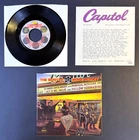 BEATLES Movie Medley PROMO 45+ULTRA RARE PRESS RELEASE INSERT Capitol 1982
