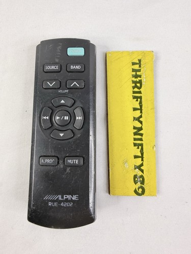 ALPINE REMOTE CONTROL RUE-4202 ALPINE FACTORY OEM NO Battery Cover