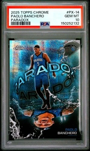 2025 Topps Chrome Paolo Banchero Base (PSA 10)