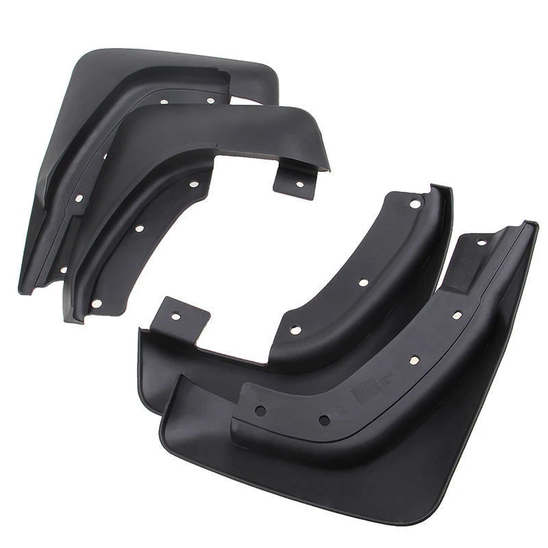 4x New Front & Rear Molded Splash Guards Mud Flaps For 2008-2018 Volvo S80 - Image 4 of 4
