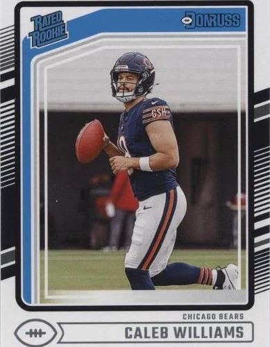 2024 Panini Donruss Rated Rookie Caleb Williams #327 RC PSA 10 Chicago Bears