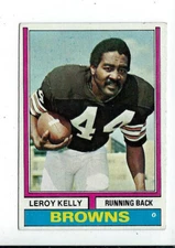 LEROY KELLY 1974 Topps *Browns Great *Brite Color *Clean Surface *100% Centered