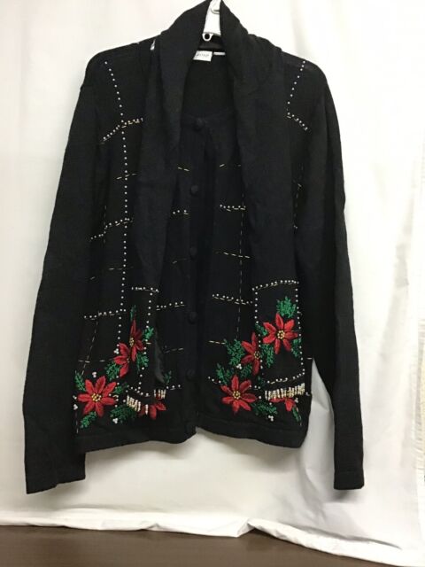 White Stag Christmas Sweater Cardigan 1t1504 TB7180