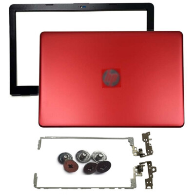 New for HP 15-bs0xx 15-bw0xx 15-bs1xx 15-bw011dx Red LCD Back Cover+Bezel+Hinges