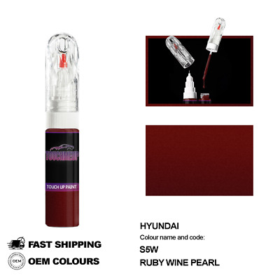 Lackstift Für HYUNDAI RUBY WINE S5W Pinsel Reparatur Set Kratzer Steinschlag