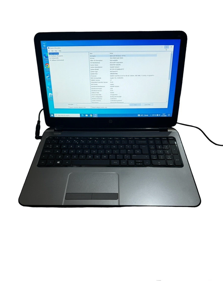 Hp 250 shop g3 i3