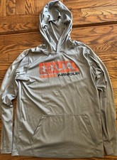  42 Boys Under Armour Long Sleeve Light Pullover Hoodie Sweatshirt Size YXL