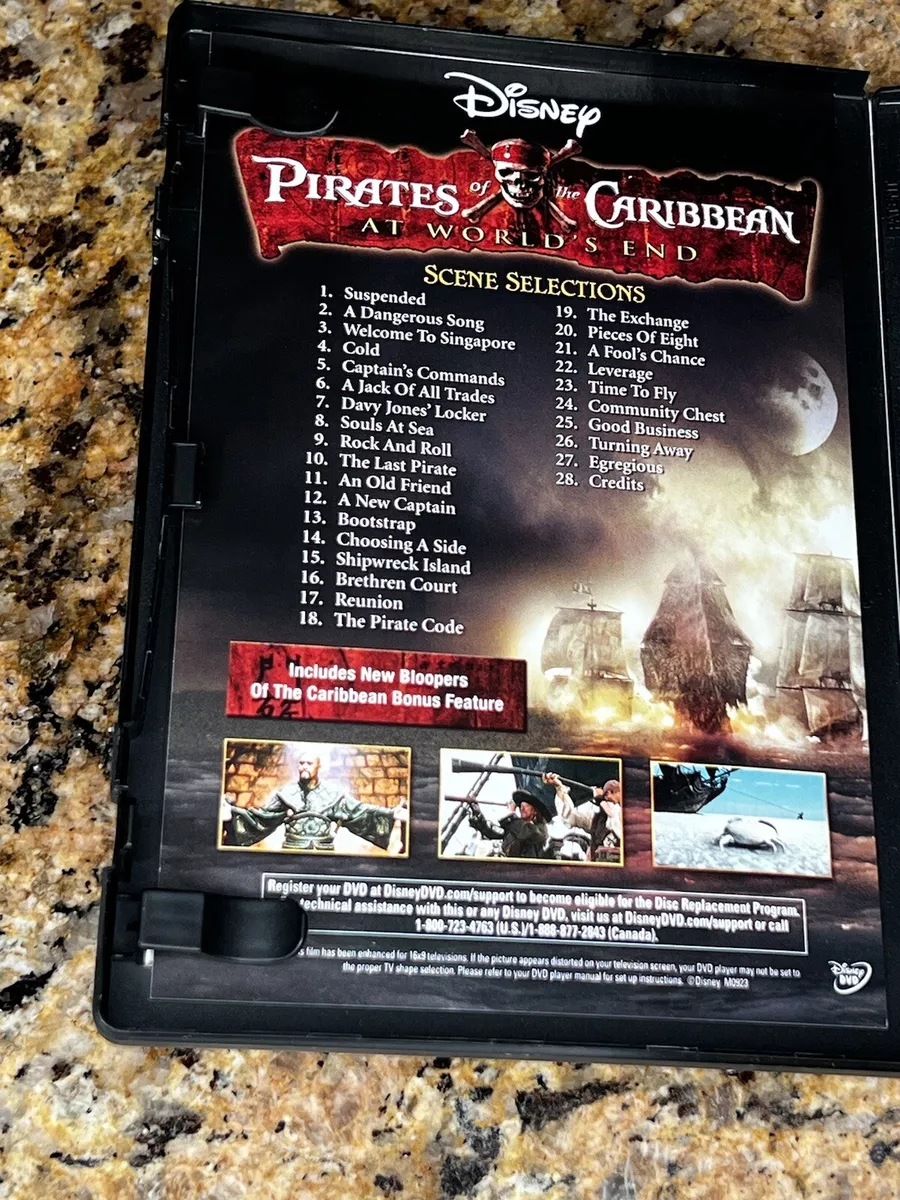 Pirates of the Caribebean: At World's End (DVD, 2007)