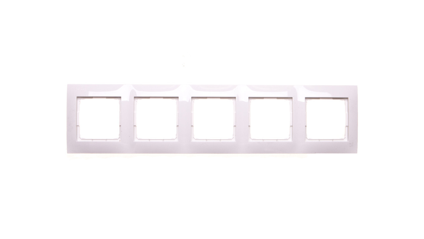 Simon 54 Premium Five-fold white frame / for plasterboard / DRK5 / 11 /T2UK