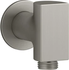KOHLER 98352-BN Exhale Supply Elbow Wall-Mount Handshower Holder Brushed Nickel