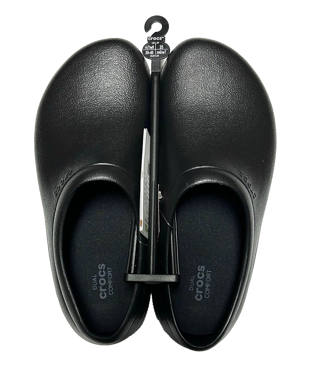 Crocs On The Clock Slip Resistant Shoes Work Slip On Mens 7  display picture 3