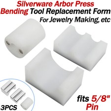 For Silverware Arbor Press Bending Tool Replacement Forms Set of 3 fits 5/8" pin