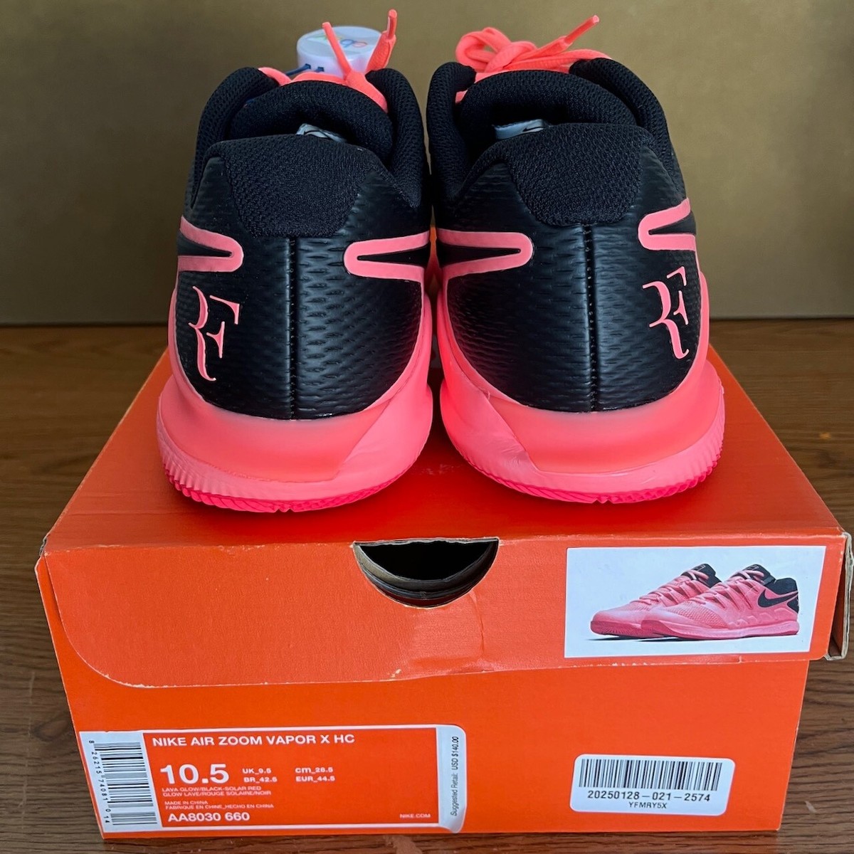 Nike Roger Federer RF 2018 Australian Open Zoom Vapor X Nadal